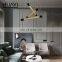 HUAYI Contemporary Style Indoor Decoration Pendant Light Living Room Dining Room LED Modern Chandelier