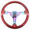 14 Inch Alloy Steering Wheels Car Steering Wheel With Horn Button for Racing Car Interior Accessories Sport Steering Wheels