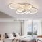 Minimalist Creation White Acrylic Ring Modern Hanging Light LED Ceiling Light For Bedroom Hall Living Room