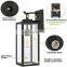 IP65 8W Light Sensor Model Design Good Looking LED Filament Bulb Aluminum Tempered Glass Garden Wall Light Lamps