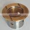 Tehco Customized Welding Bush Bimetal Flange bushing steel sleeve manufacturer