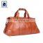Luxury Pattern Hot Selling Anthracite Fitting Wholesale Genuine Leather Duffel Travel Bag
