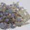 Rain drop hot fix rhinestones in flat back shaped glass crystal stones