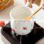 White Custom Luxury Fashion Stock Enameling Coffee Soup Enamel Milk Pot