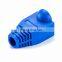Multiple Colour Network Cat5E Cat6 Cat7 Cable Sheath Rj45 Connector Rubber Boots