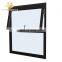 YY hot sale aluminum double glazed handle awning window with fixed panel