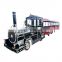 Luxury commercial electric steam trackless train for sale