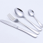 High Quality Wholesale Black Flatware Classic 4 Pieces Gold Stainless Steel Cutlery Set