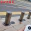 UPARK Business Parks Access Control Retractable Stainless Steel Remote Control Parking Barrier Battery Powered Bollard