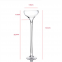 Popular Customized Elegant Decorative Tall Glass Flower Vase For Wedding