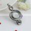 Newest design 30mm magnetic floating lockets charms music signs pretty woman pendants necklace