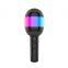 Falante sem fio, Microfone condensador de karaokê sem fio com luzes LED, Microfone de karaokê portátil para m?o, Falante para festa