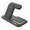 15W 4-in-1 fast wireless charging with ambient light, foldable wireless charging station, wireless charging pad