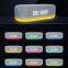 Custom Smart Digital Wireless Charger Digital Alarm Clock Speaker 6 In 1 Home Bedside Hotel LED Night Light