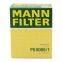 Original Genuine MANN Kabinenfilter, Automotorfilter PU8008/1 7N0 127 177 für VW