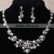 Latest Boutique Jewelry Sets For Women Alloy Pearl Bridal Jewelry Set Wholesale