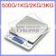 I2000 Model 500g/1000g/2000g Brushed Metal Plate I2000 Jewelry Scale