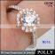 New arriving fashion women rings solid14K gold jewelry AAAAA CZ