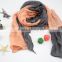 Daily Trend-all Plain Color Matching Cotton Polyester Fashion Baby Girls Boys Scarf