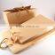 Custom Luxury Kraft Shopping Paper Bag Printing with Your Own Logo, Brown Recycled Laminated
