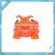 orange clolor pvc frog toy ,Vinyl animal toy