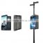 RGX iphone street pole led display,wireless control pole street led disply screen