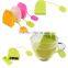 colorful tea strainer silicone infuser teabag