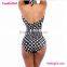 New Fashion Stripes Retro Bikini Swimsuit Set