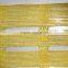 Plastic traffic safety fence barrier