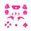 Solid Pink Replacement Mod Kit Buttons for Xbox One Remote Controller