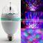 360 Rotating Disco Mini Party Stage Light Bulb RGB Full Color LED Crystal Magic Ball