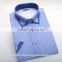2016 hot saling short sleeve mens shirts slim fit down button mens shirts with combination