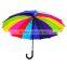 strong beautiful rainbow golf umbrellas