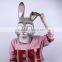 hot sale movie cosplay latex mask Zootopia Judy Hopps Halloween full head mask Costume Prop Accessories