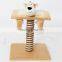 Whole sale Cat Scratch tree with animal shape head