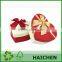 Exquisite 2014 cheap packaging paper hearted shape gift box