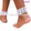 Indian Crochet Flower Barefoot Wrap Sandals Ankle Bracelet Jewelry