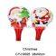 2016Wholesale Festvial Chrismas foil balloon hand holder helium balloon for party decoration