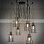 Vintage Chandelier Glass Chandelier, Edison Chandelier Ceiling Light