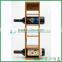 2015 New design promotional wine shelf high quality bamboo