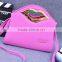2016 New ladies totes bag lip shaped handle colorful pu leather handbag