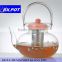 2016 TOP SALE high borosilicate glass tea pot with LFGB (1300J/1600J/2200J)