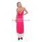 Women's Asymmetric Hem Colorblock Long Dress Ladies Western Dress Designs Sex Lady Dress