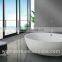 oval shape soaking bathtub acrylic free standing bath tub