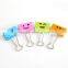 happy smile face binder clip