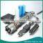 2000lm Waterproof Lotus Head LED Flashlight Suit Gray