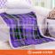2016 Newest Purple Portable Anti-Pilling sleeping knee blankets for adults
