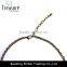 Fashion jewelry Wholesale latest model necklace multi-color necklace diamond necklace