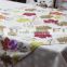 wholesale polyester custom printed square table cloth 84x84