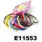 bulk thick colored hair elastic silicone rubber bands